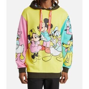 Loungefly Disney Mickey Mouse and Friends Yellow Hoodie NEW Unisex Medium